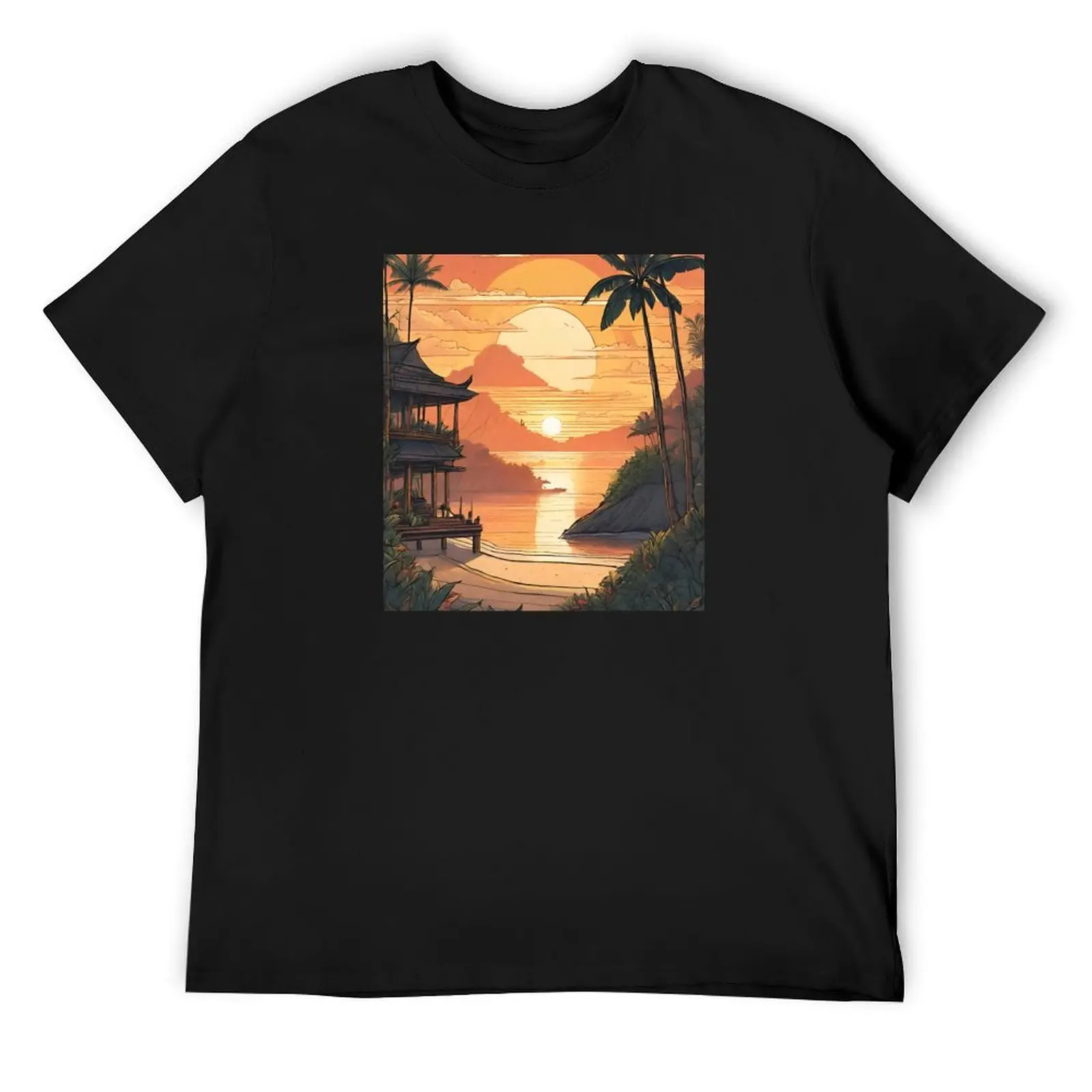 

Sunrise in Bali Beautiful View Perfect Gift T-Shirt heavyweights essential t shirt boys animal print sweat mens vintage t shirts