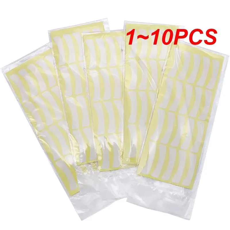 1~10PCS Eyelash Extension paper Patches grafting lash Under Eye Pad Tips Sticker Natural Eyelashes Makeup Paper Adhesive