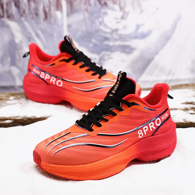 

Обувь для спорта и отдыха, мужская обувь, туфли для марафона на воздушной подушке большого размера, всесезонная резина, износостойкая, анти