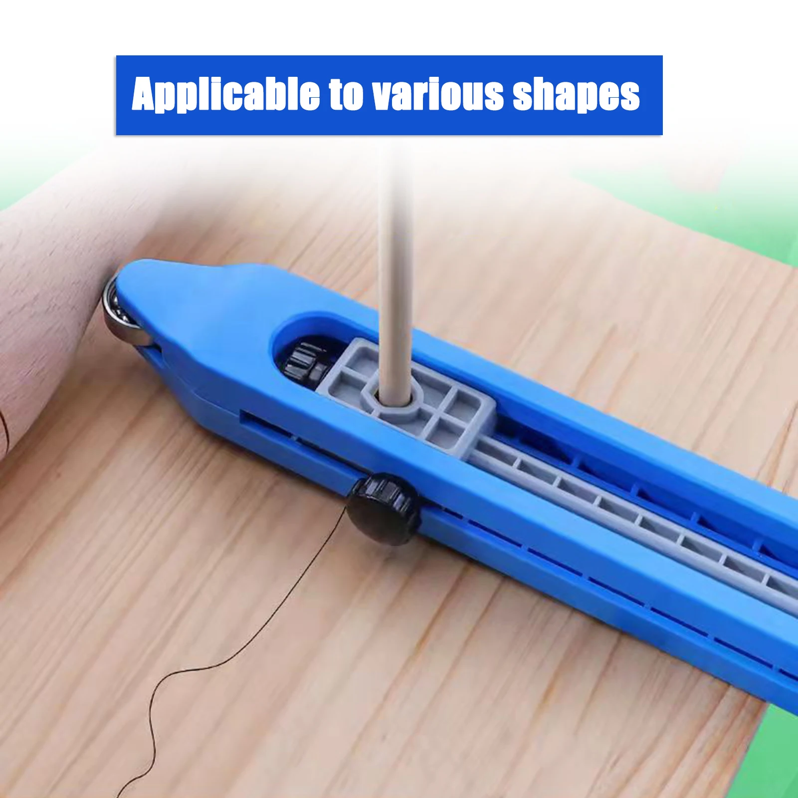 220mm Contour Gauge Profile Scribing Ruler Contour Gauge with Lock Adjustable Locking Precise Woodworking Measuring Gauge