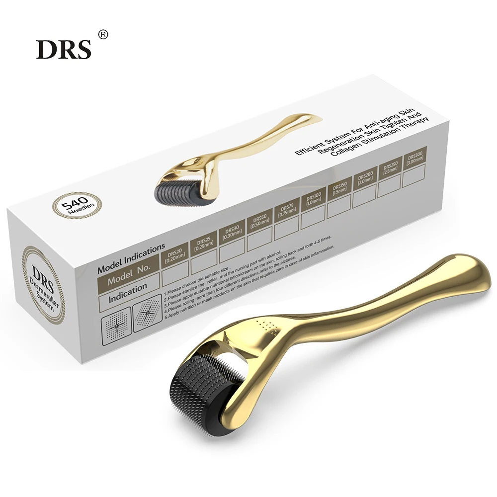 

DRS 540 Derma Roller Micro Needles Titanium Professional Microneedle Machine For Skin Care Body Treatment And Beard Growth