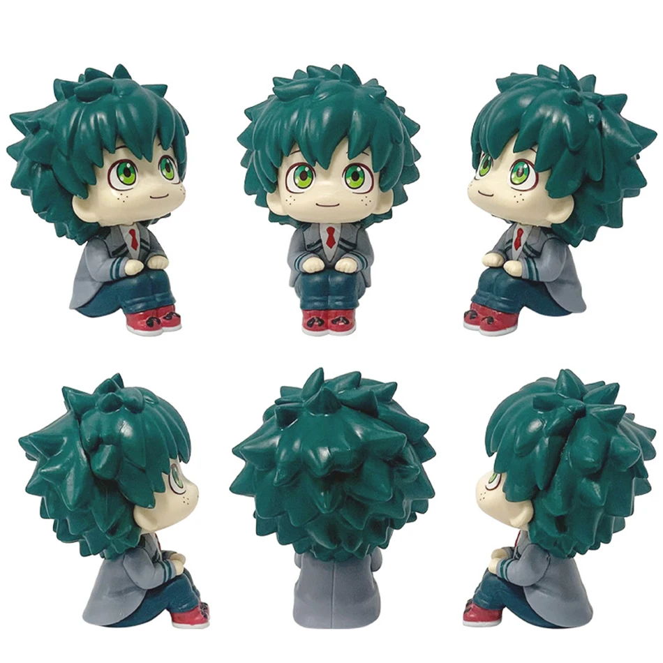 My Hero Academia Q-Version Izuku Midoriya Katsuki Bakugo Todoroki Shoto Toga Himiko PVC Anime-Figuren Modell Cartoon-Modell Spielzeug – Detail 5