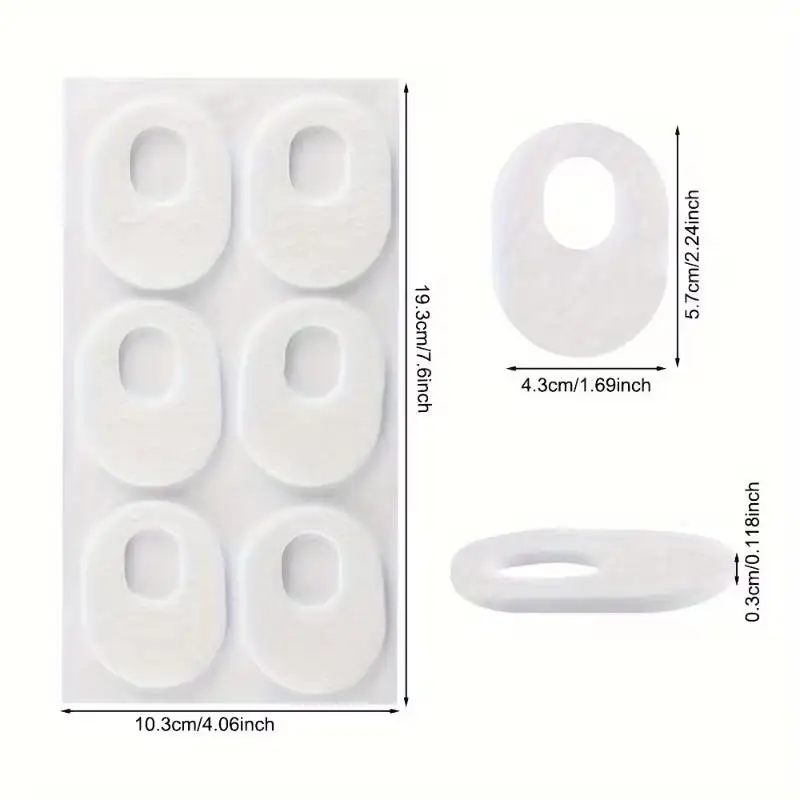 6/12pcs Soft Soak Foot Pads – Keratin Protective Insoles for Comfort Relief, Non-Electric, Plantar Care