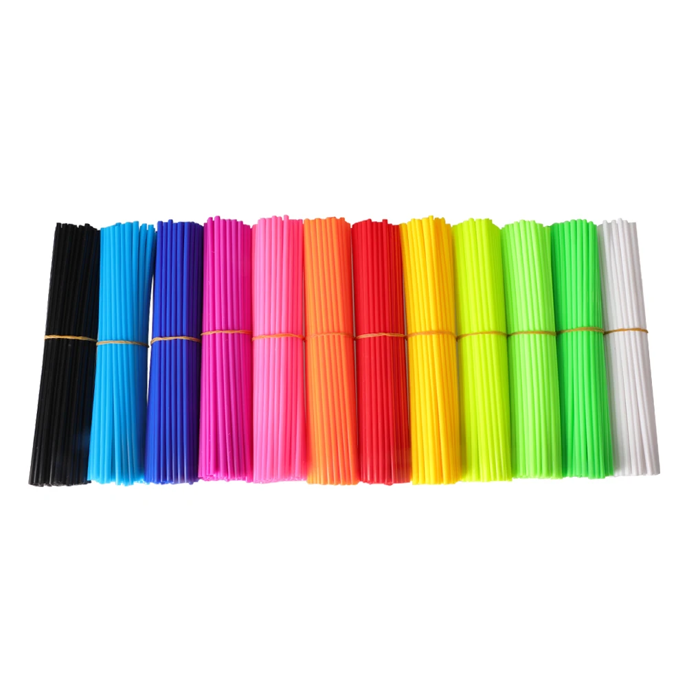 Motorcycle wheel hub sleeve spoke decoration Mountain bike wheel spoke For BMX Motocross Dirt Bike Enduro Off Road Moto Parts