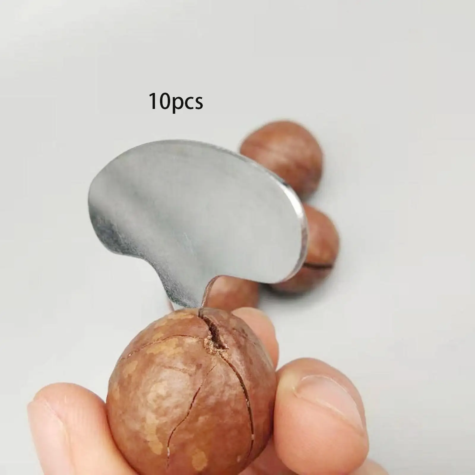 Portable Macadamia Nut Opener Compact Key Nut Splitter Durable Metal Cracker for Kitchen and Outdoor view 2