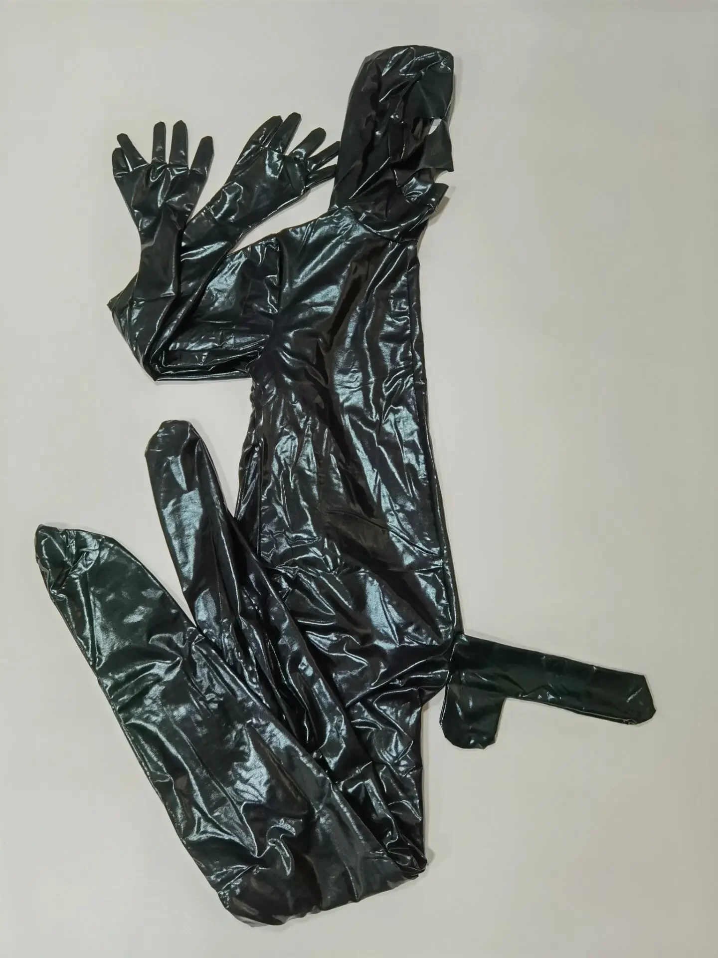 XXOO PU Leder Männer Sexy Gefangene Body Faux Latex Männliche Erotische Overall Homosexuell Sex Dessous Erwachsene Produkte Club Bühne Kostüm