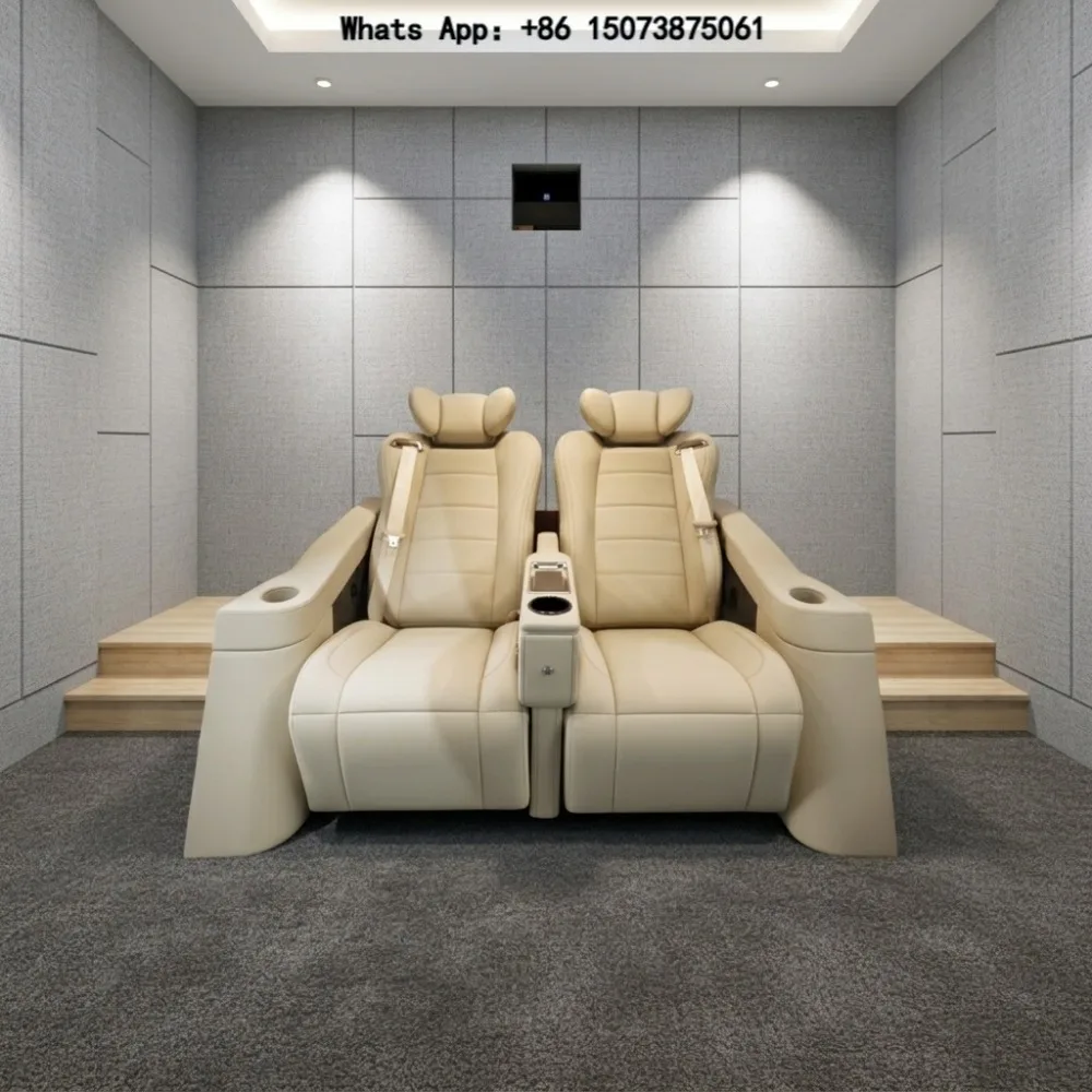 Luxury Pu Leather Aero Seat Modified Car Seat Kit Ben-z GLS Vito 450/400/580 Ventilation Heating Sport Seats Wireless