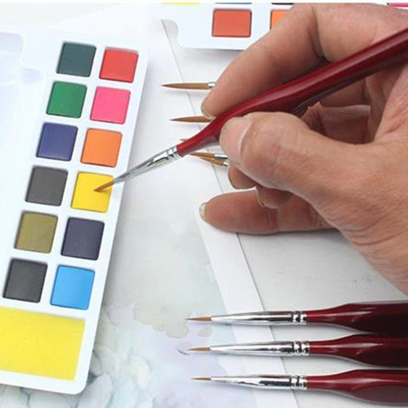 طقم فرش رسم مصغر بتفاصيل دقيقة للوحة القماشية Rock 9X الأكثر مبيعًا