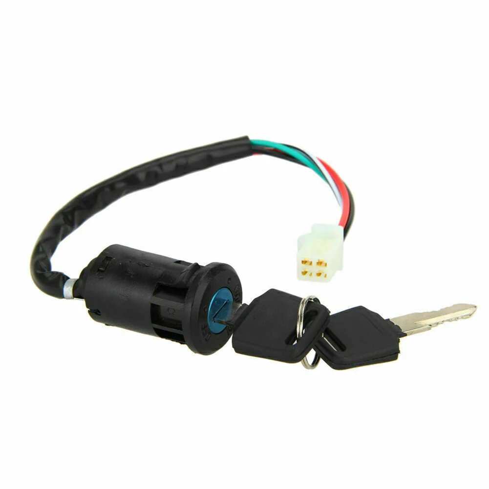 4 Wire Key For Ignition Switch for ATVs Motorcycles and Dirt Bikes Fits Most Models For 70cc 90cc 110cc 1For 2For