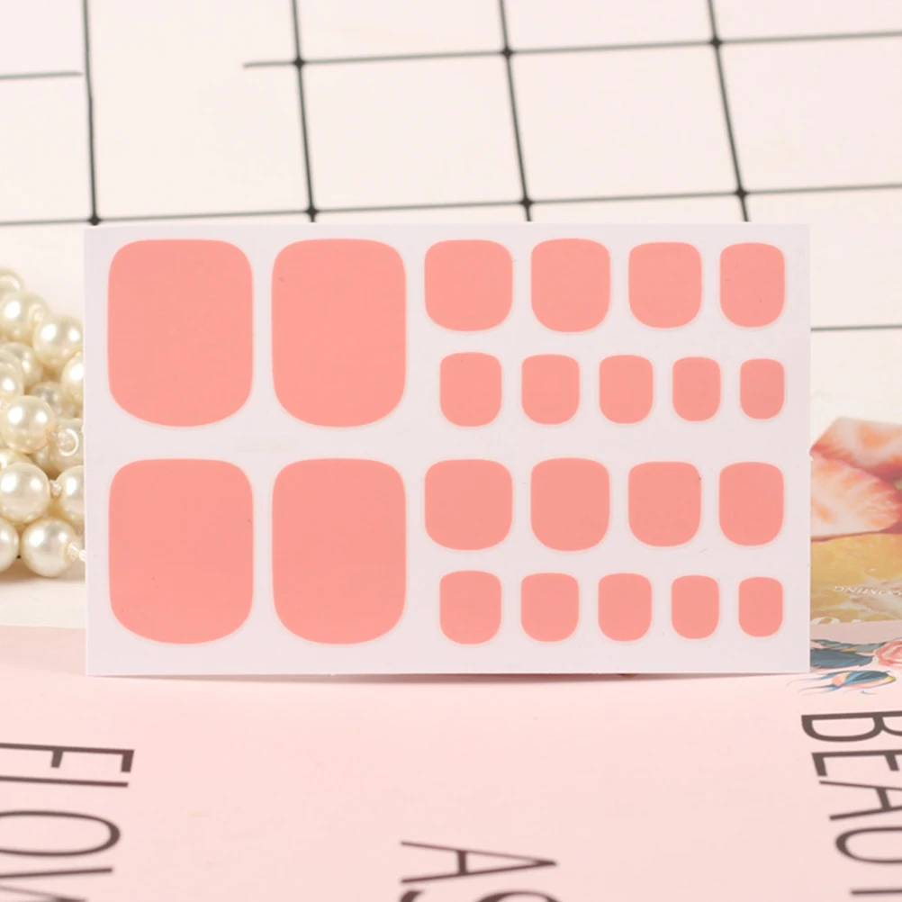 

12 Sheets Toe Nail Art Stickers DIY Decoration Decal Manicure Accessory Woman Decals Long Lasting Durable Self Adhesive Safe