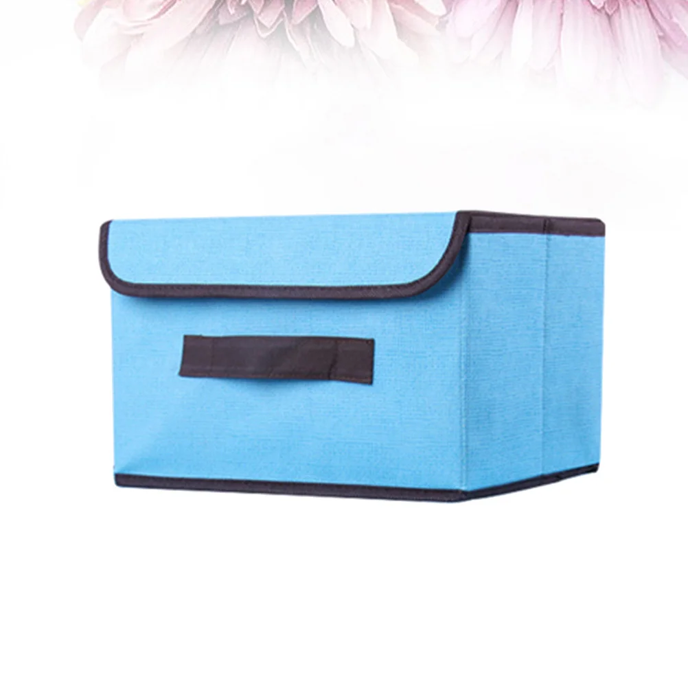 

Non-Woven Fabric Clothes Non-Woven Fabric Storage Box Bin With Lid Stackable Clothes Storage Bin S