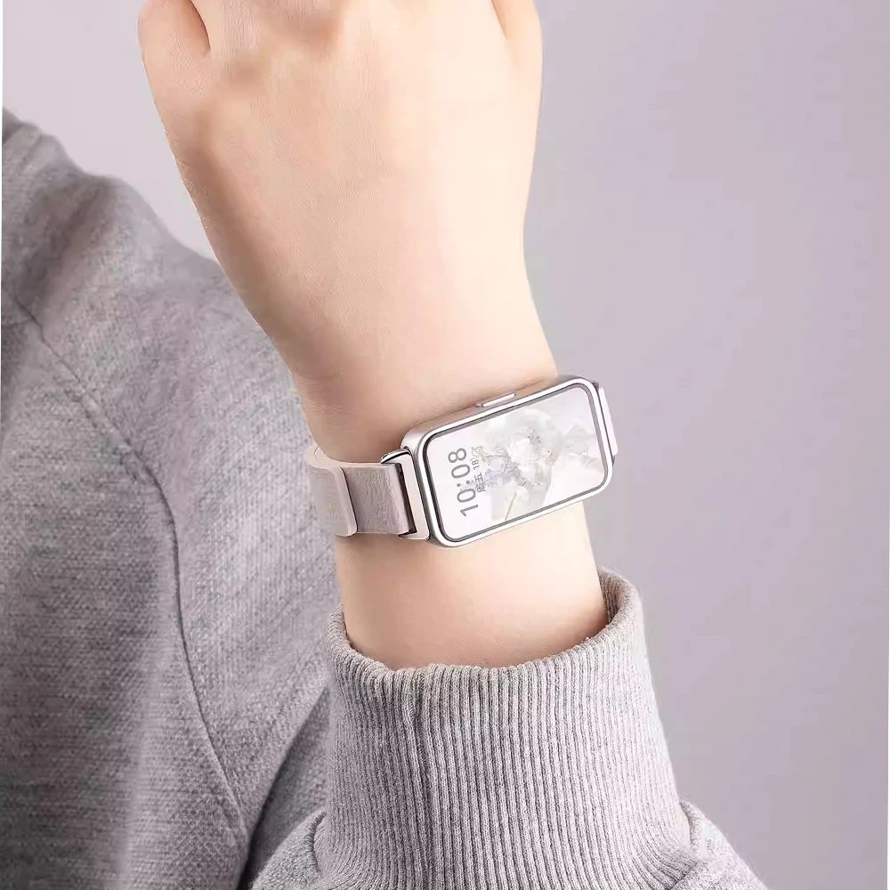 سيليكون حلقة حزام لهواوي الفرقة 10 9 8 المغناطيسي استبدال الرياضة سوار مريح هواوي الفرقة 10 9 8 Correa اكسسوارات