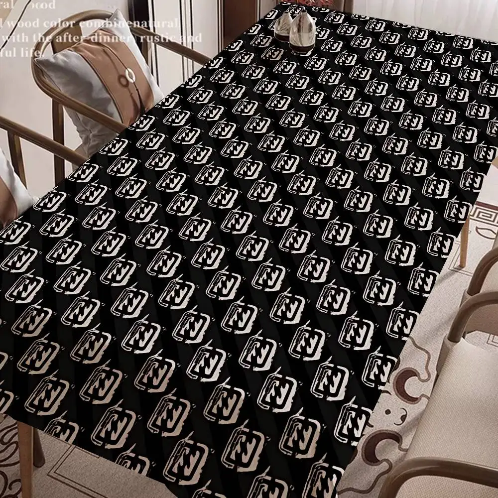 Moda billabongs pano de mesa poliéster impressão impermeável oilproof retangular festa capa de mesa toalha de mesa tapete de piquenique