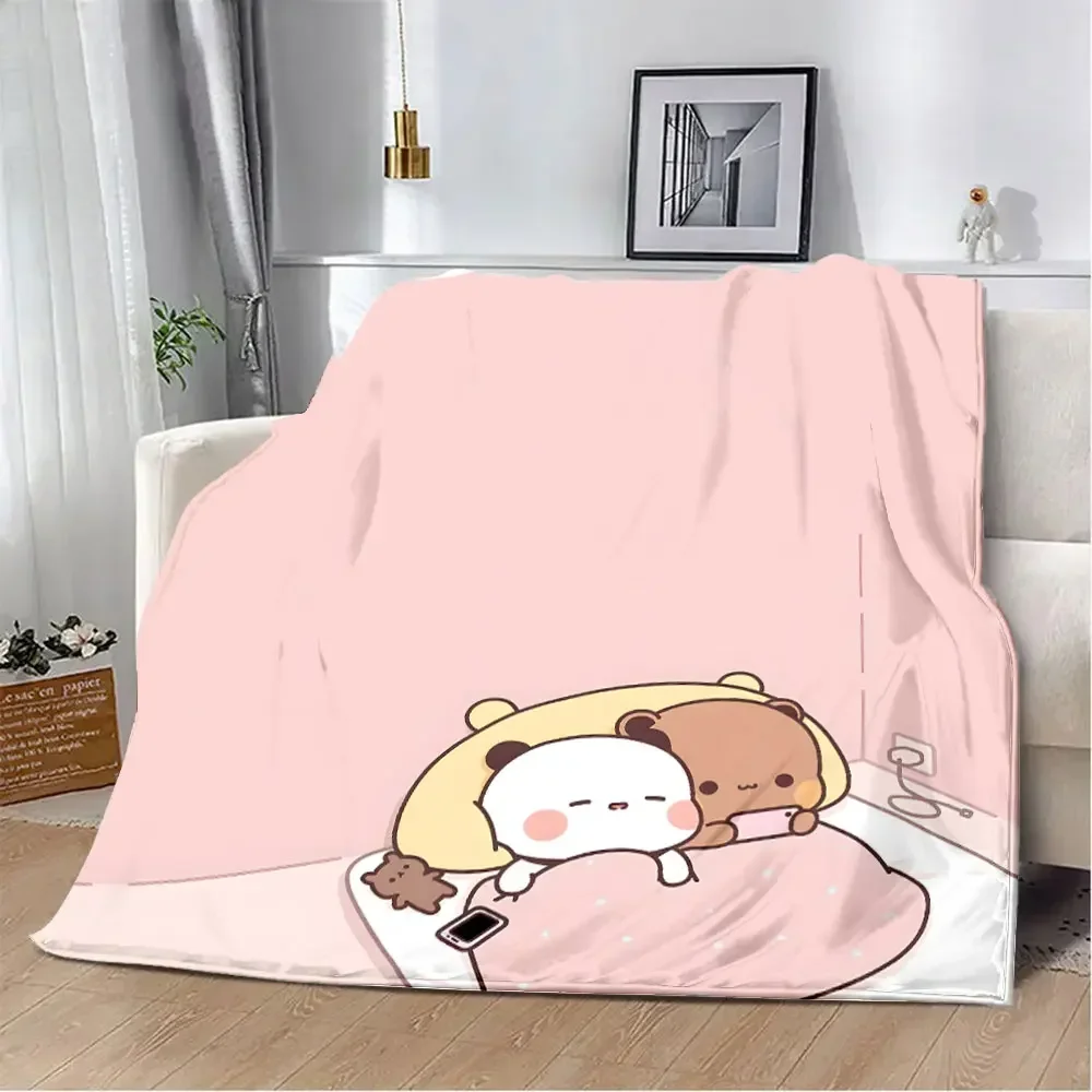 

Bubu and Dudu Printed Blanket Picnic Blankets Warm Blanket Soft and Comfortable Blanket Home Travel Birthday Gift