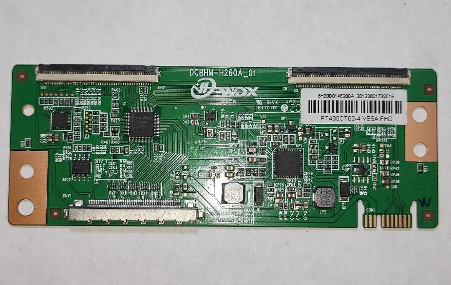 ¡Envío gratis! Huiske-placa lógica 2K de 43 pulgadas, PT430CT02-4, T-CON