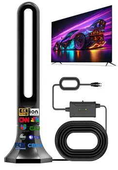 Tv Anteni 4K 1080P İç Mekan Dijital Hd Yükseltilmiş Tam 360° °   Yerel Kanallar İçin Sinyal Alımı Dijital Anten Tv Anteni