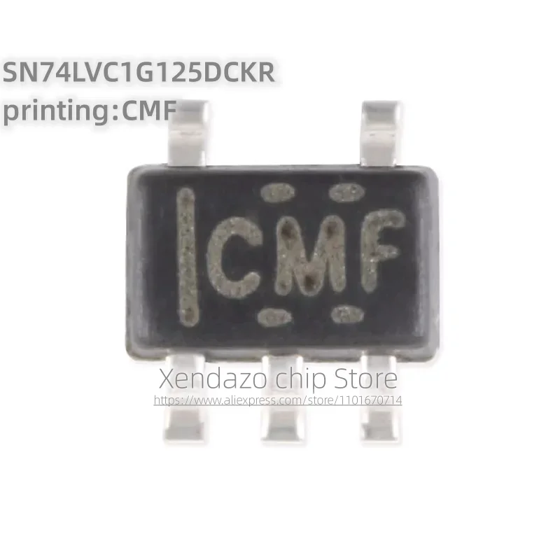 50pcs/lot SN74LVC1G125DCKR printing CMF SOT-353 package Original genuine Tri state output single bus buffer chip