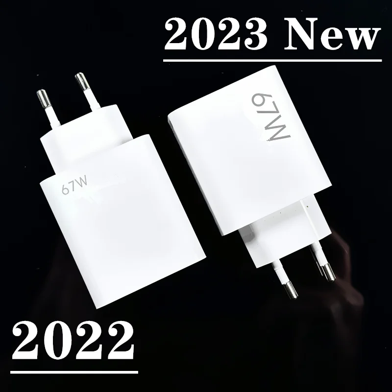 Caricabatterie Xiaomi 67W adattatore di alimentazione a ricarica rapida ue cavo 6A tipo C per Xiaomi 12 11 POCO X5 X4 Pro Redmi Note 9 10 11 Pro