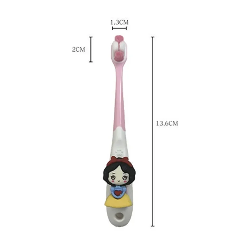 2/4Pcs Disney Princess Baby Toothbrushes for Girls Cute Snow White Bebes Dental Care Lotso Tooth Brush Soft Bristle Brush Kids