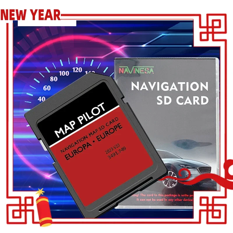 GPS 8GB SD Card Sat Navi Becker V23 MAP PILOT Navigation Upgrade Europa 2023 Map for Mercedes A/B/C/E/CLA/CLS/GLA/GLK Vehicle