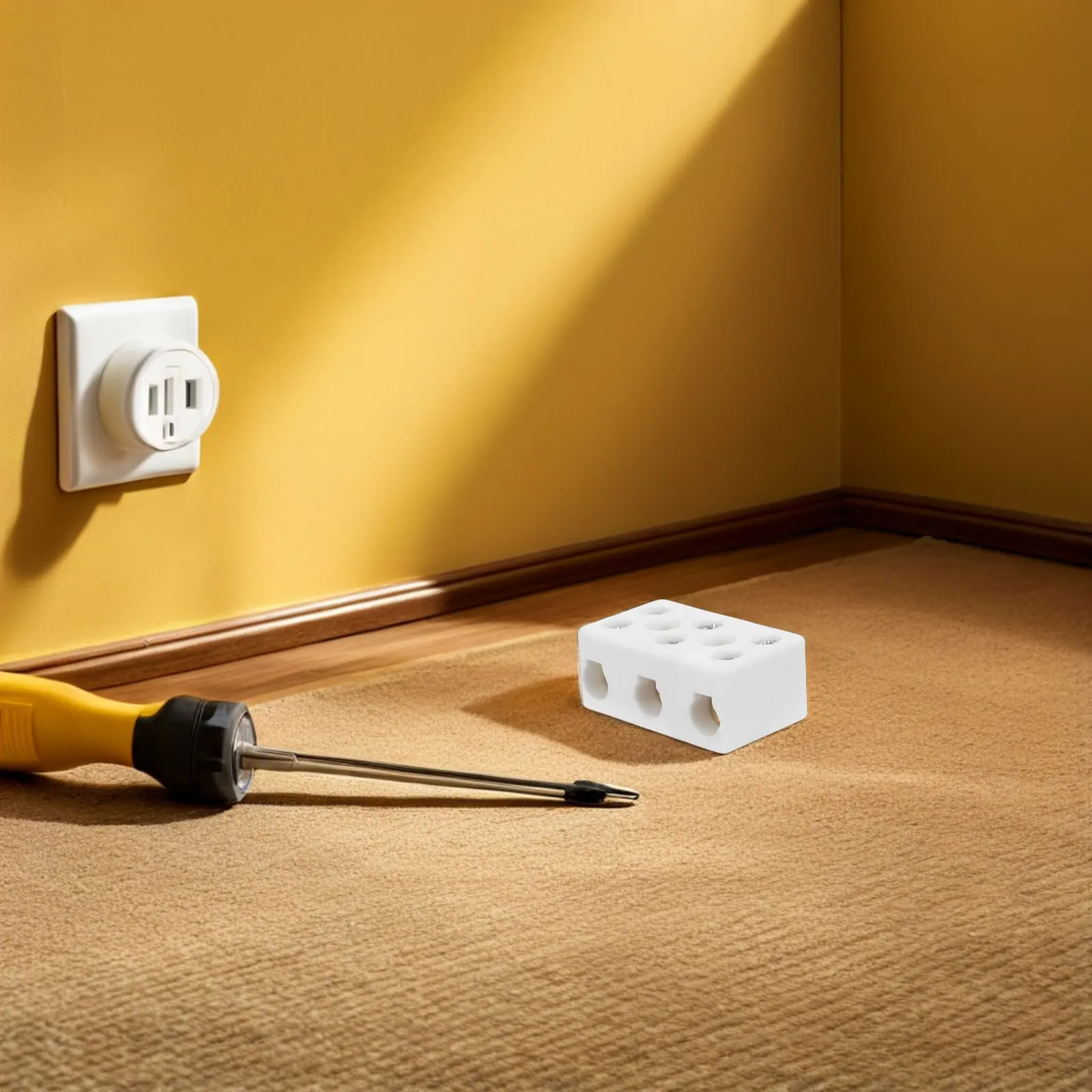 

Керамический клеммный блок на 3 позиции, высокотемпературная винтовая клеммная колодка, электрический соединитель, клеммы для проводов