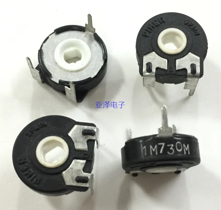 3PCS/LOT Spanish PIHER fine-tuning potentiometer PT15-1M horizontal elliptical hole