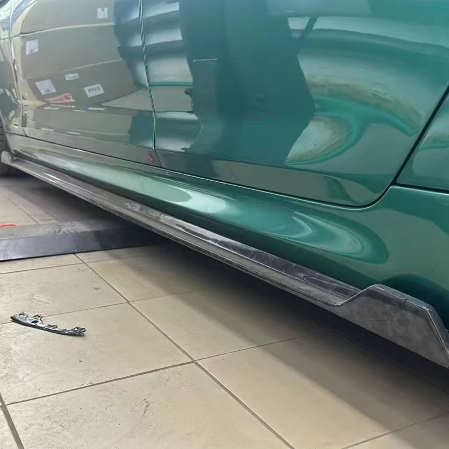 

ForM Type Dry Carbon Fiber Side Skirts For BMW M5 F90 G30 Body Parts