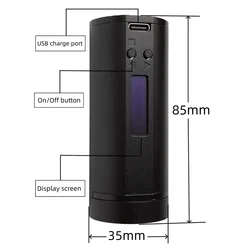 Bluetooth-Compatible Shooting Speed Measuring Meter Chronograph Pocket Chrony For Slingshot Bow Energy Tester