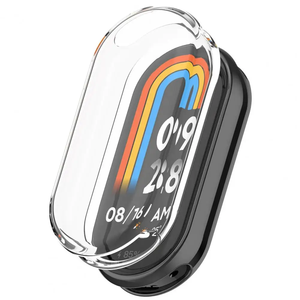 Watch Screen Case Cover Scratch-proof Full Screen Protective Case Ultra Thin Smart Watch Screen Protector For Xiaomi Mi Band 8