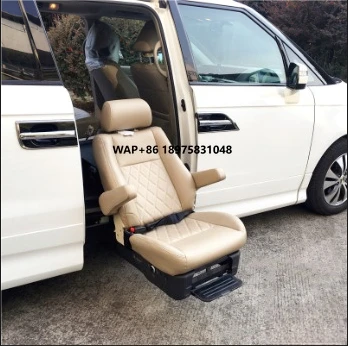 2026 New Model Car Electric Programmable Leather Swivel Seat Car Rotating Detachable Electric Lifting Seat