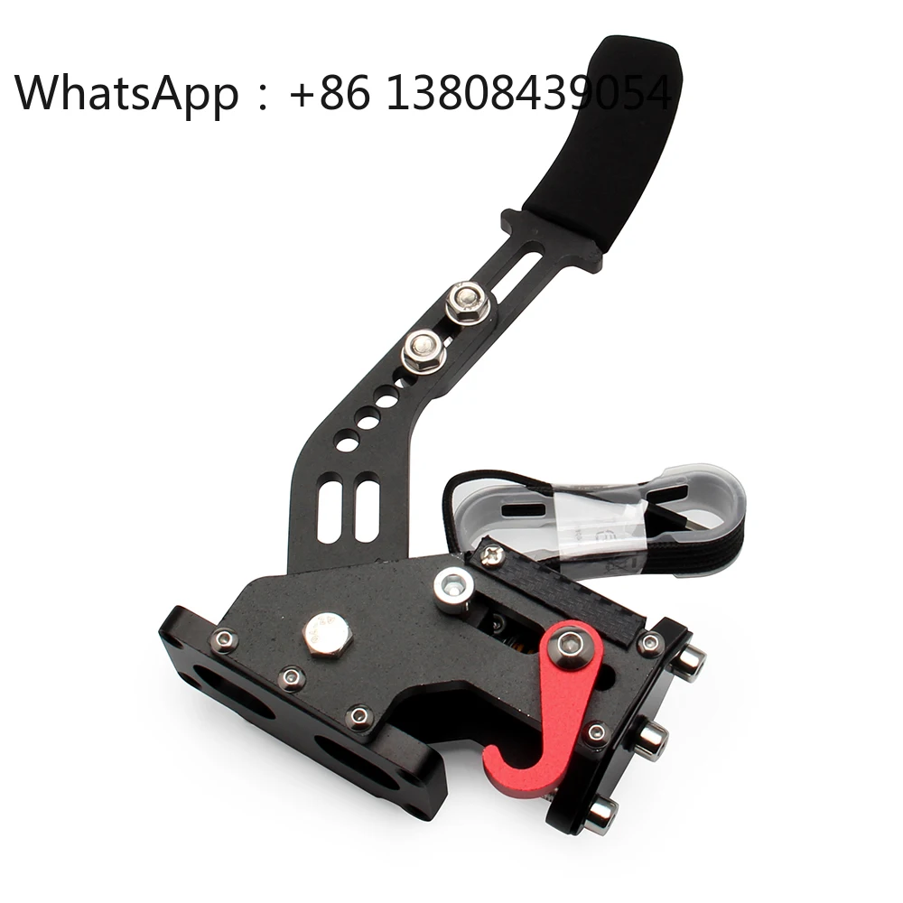 HB-1009  USB SIM Hand Brake for Logitech G29 G27 G25 T300 T500 PC Racing Game 16bit Hall Sensor USB SIM Handbrake