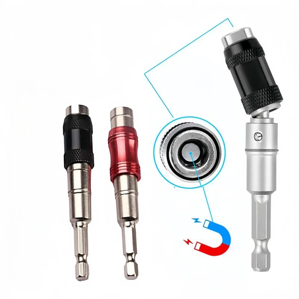 Universal connecting Hex Magnetic Electric Drill Extension Rod Socket Wrench Quick Release and Flexible Home Repair Hand Tools