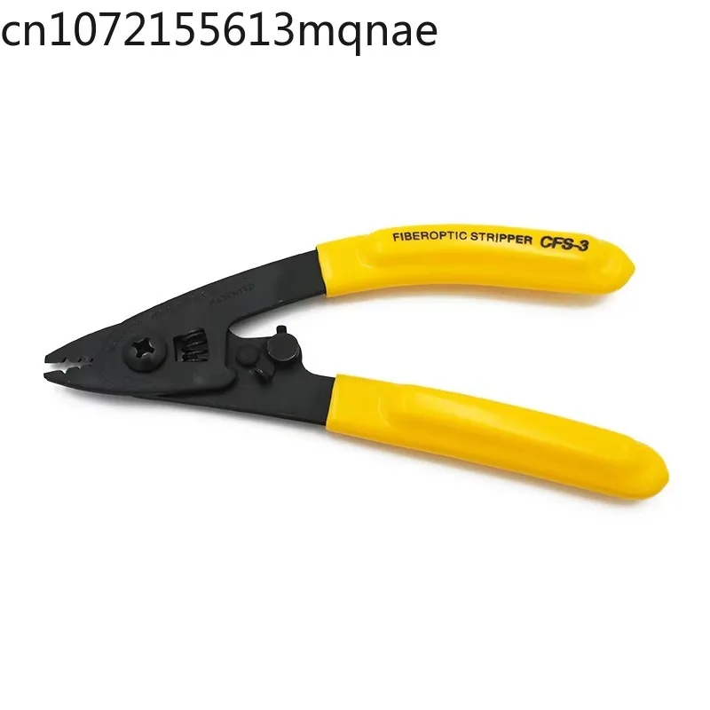 Three‑Hole Fiber Optic Cable Stripper Jacket Remover Stripping Pliers,2‑Year Warranty for 4G FTTX Telecom Network Deployment