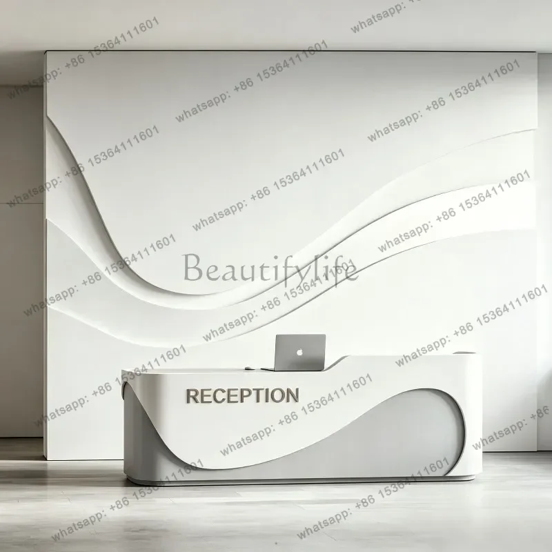 Best Sellers High-end Reception Desks Beauty Clothing Store Reception Desks Creativity Office Furniture Sportello Di Ricevimento