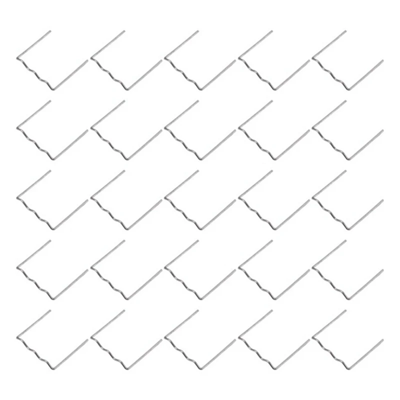 A42P-1000Pcs Metal Standard Pre Cut 0.6Mm Hot Staples For Plastic Stapler Car Bumper Repair Hine Welder Wires Car Repair Tool