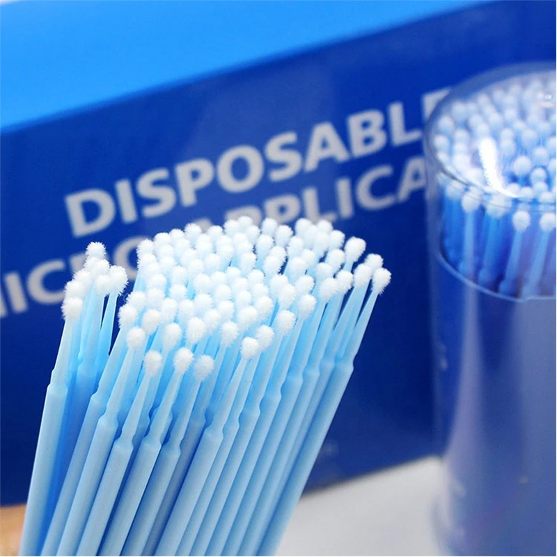 

Bonito 400Pcs/Box Dental Disposable Micro Brushes Long Micro Applicator Brush Dentistry Odontologia Extension Whitening Tools