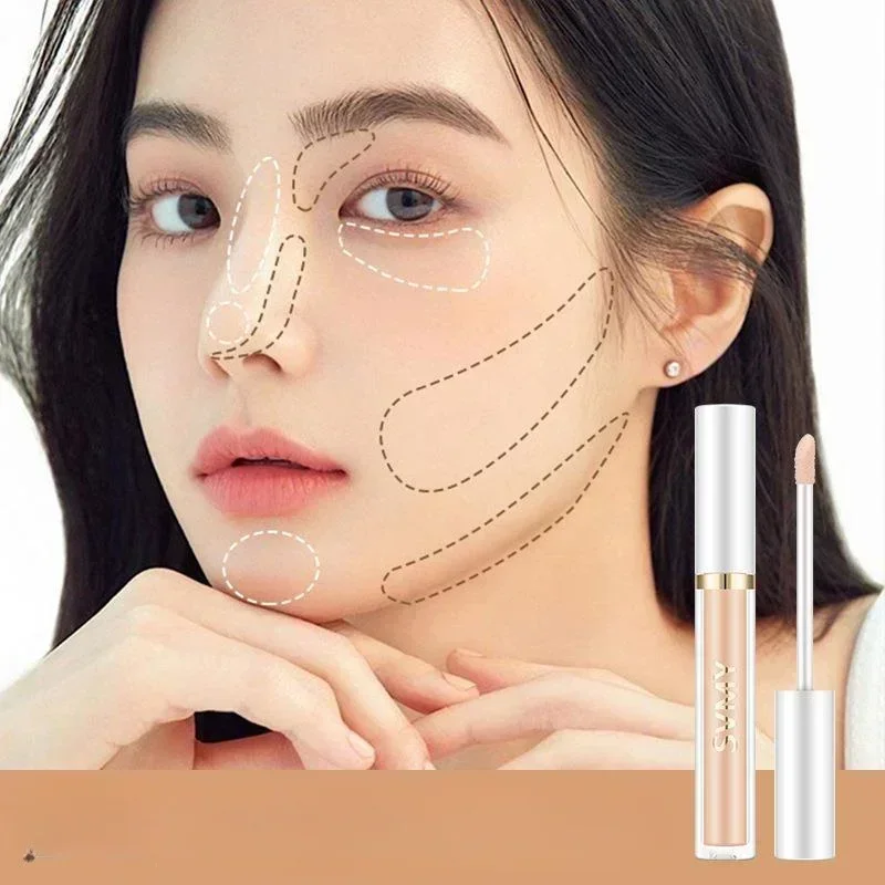 4 Colors Liquid Concealer Skin Corrector Dark Circles Concealer Lasting High Coverage Concealer Under The Eyes Cosmetics Makeup