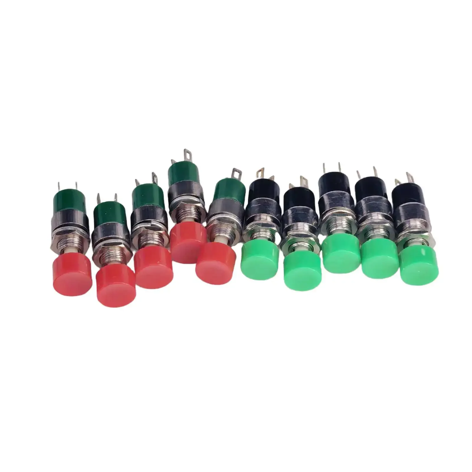 5PCS 7mm Loch 2 Pins SPST Momentary Push-To-ON Druckschalter DS-323 X