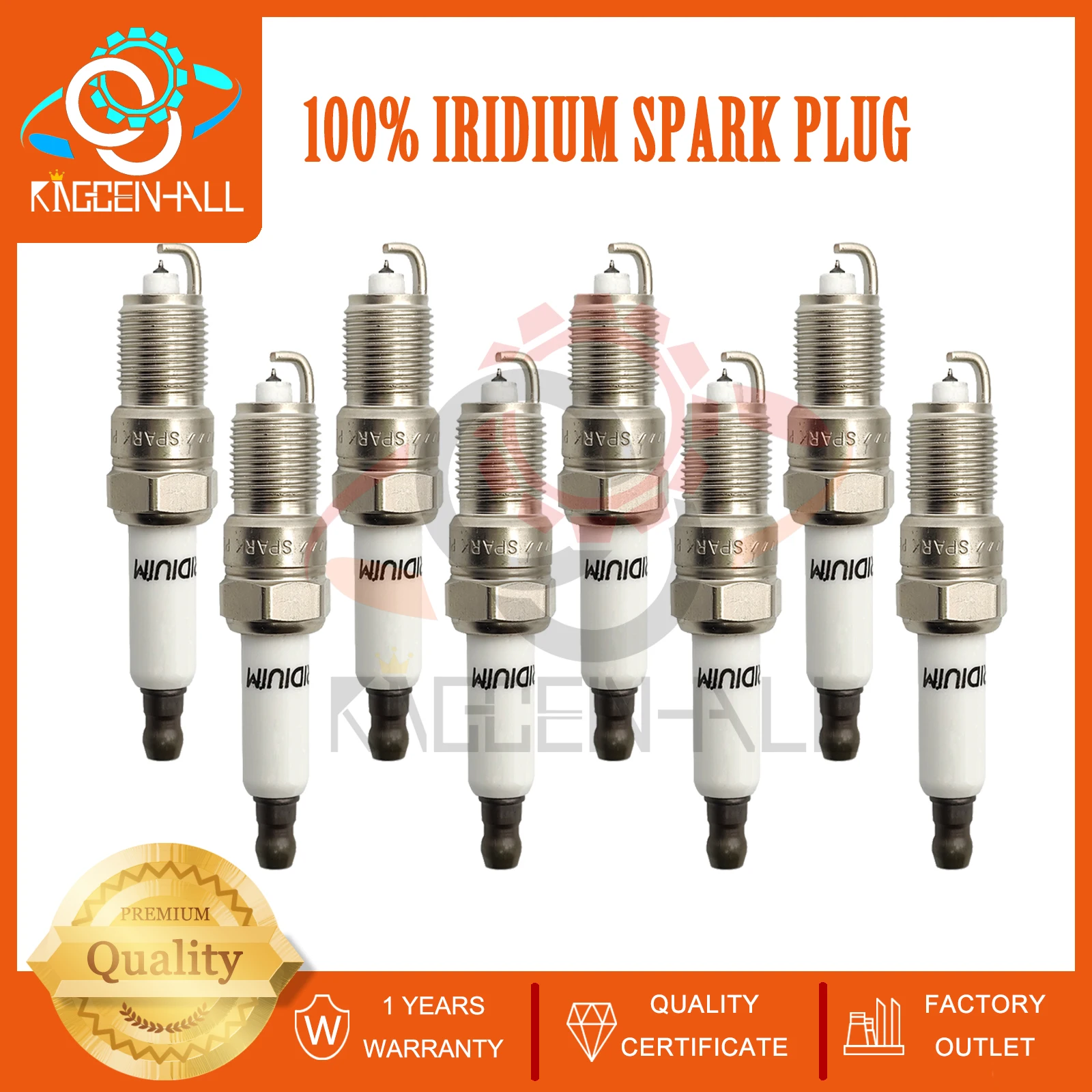 12621258 41-110 New Iridium Spark Plug For Chevrolet Express Silverado Suburban 1500 2500 3500 HD 4500 Trailblazer V8