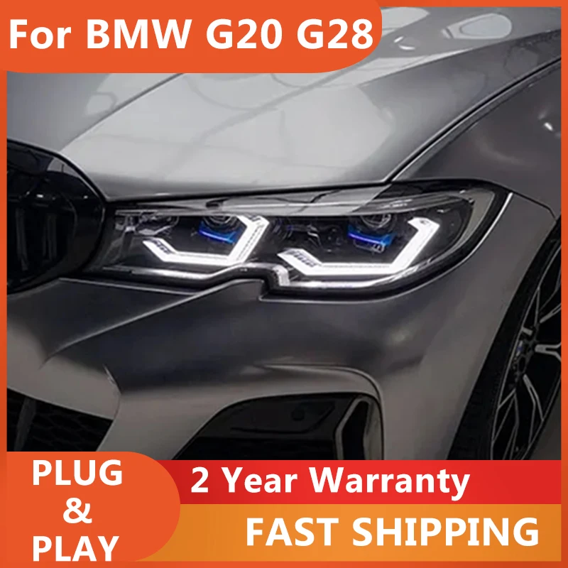 Car Accessories for  BMW G20 Headlights 2018-2021 G28 Head light 325i 320i DRL Turn Signal High Beam Projector Lens