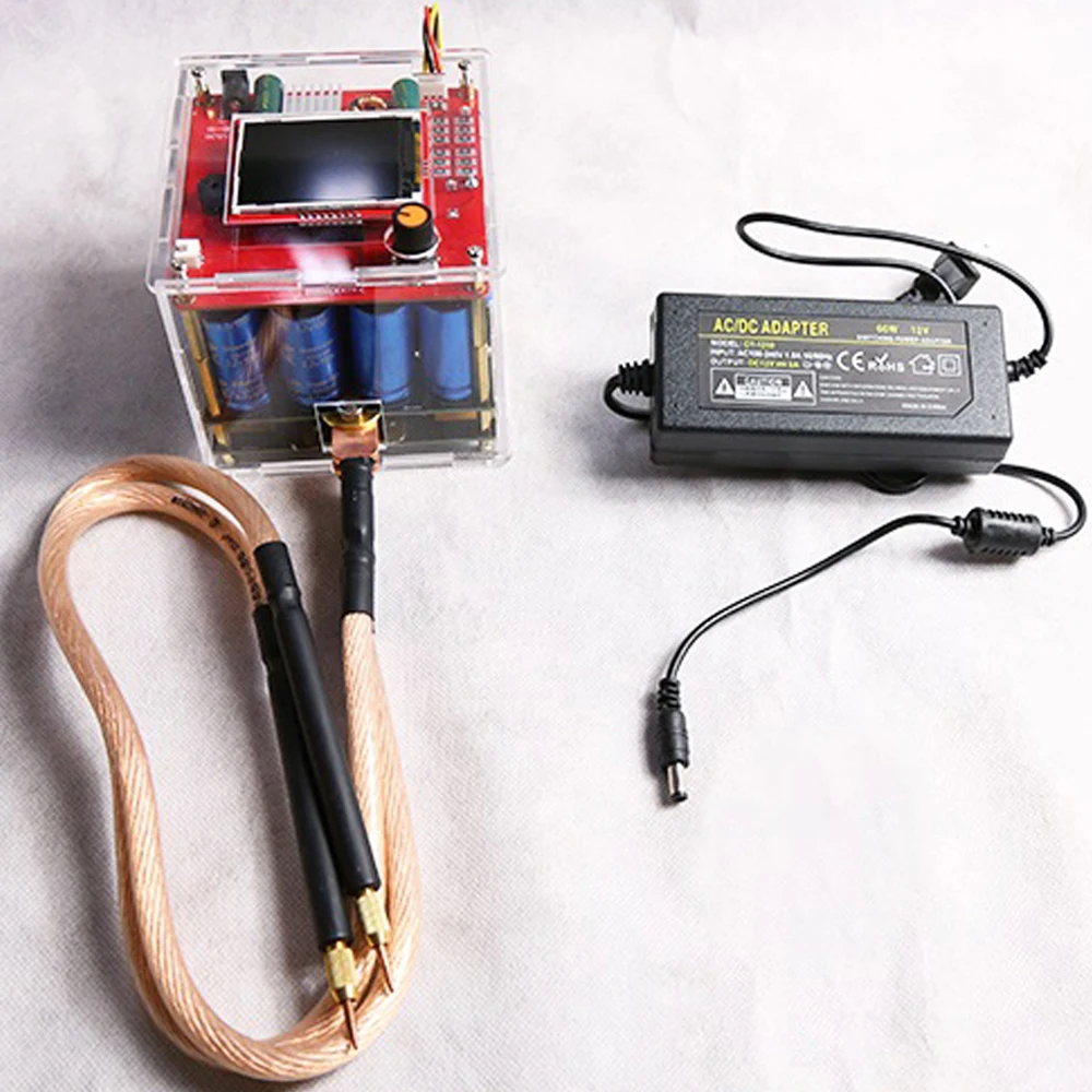 led portatil spot welding machine grupo ferramentas de solda semi automaticas kit faca voce mesmo soldador ponto capacitor 54v 400f 025 mm 18650 bateria 01