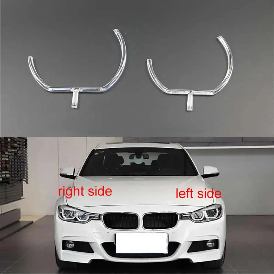 

For BMW 3 Series F30 F35 Car Accessories Daytime Running Light Guide Plate Headlight Angel Eyes Tube Strip 2016 2017 2018 2019