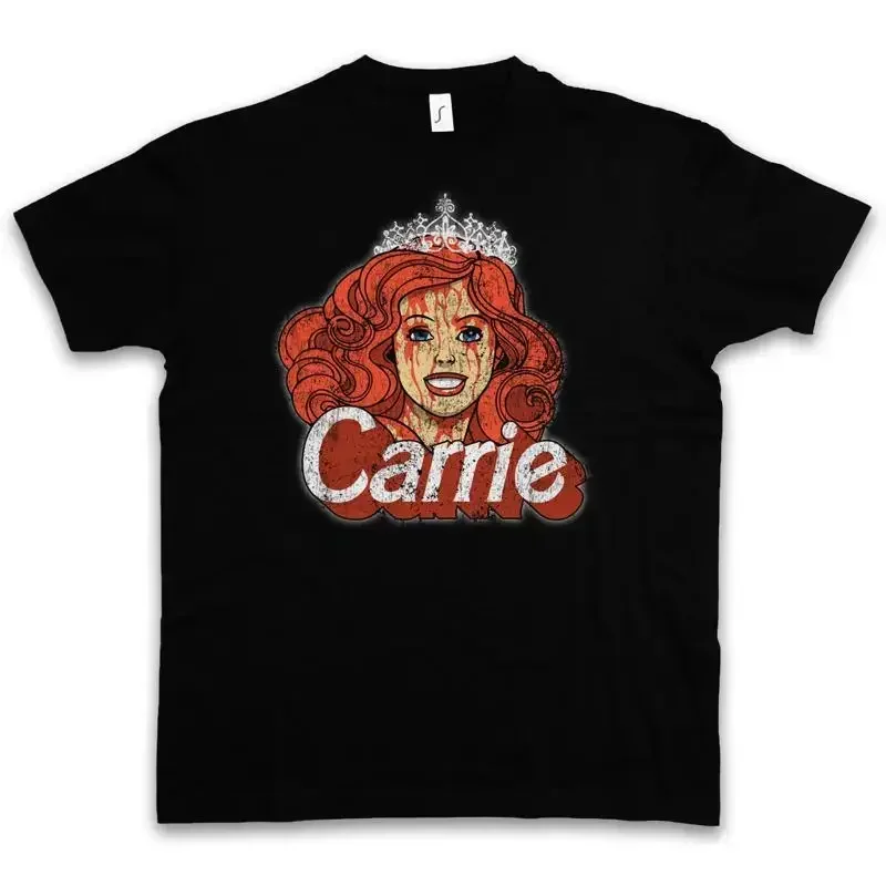 CARRIE PUPPET T SHIRT Letters Fun Princess Puppe Cartoon Crown