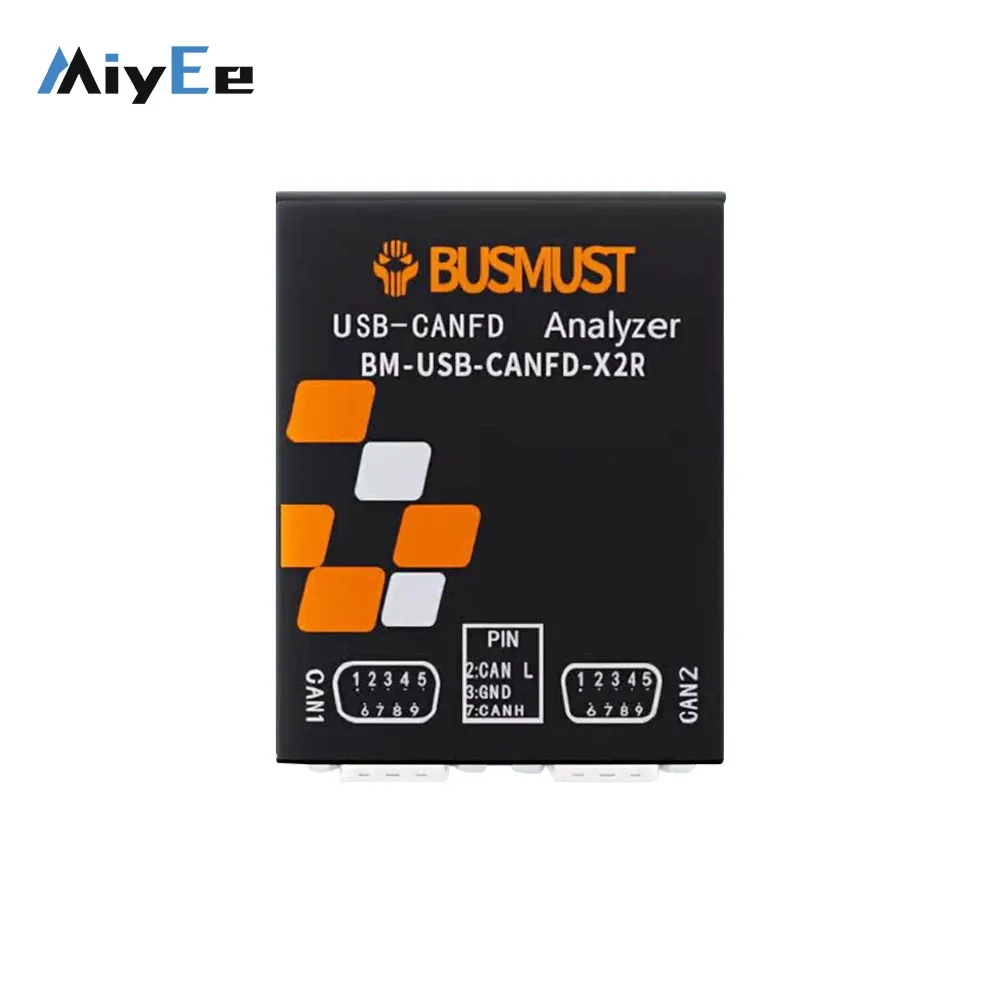 CANFD-X2R Dual Channel USB CAN/CANFD Analyzer Recorder 480Mbps High Speed USB2.0 HS Support Offline Working Mode