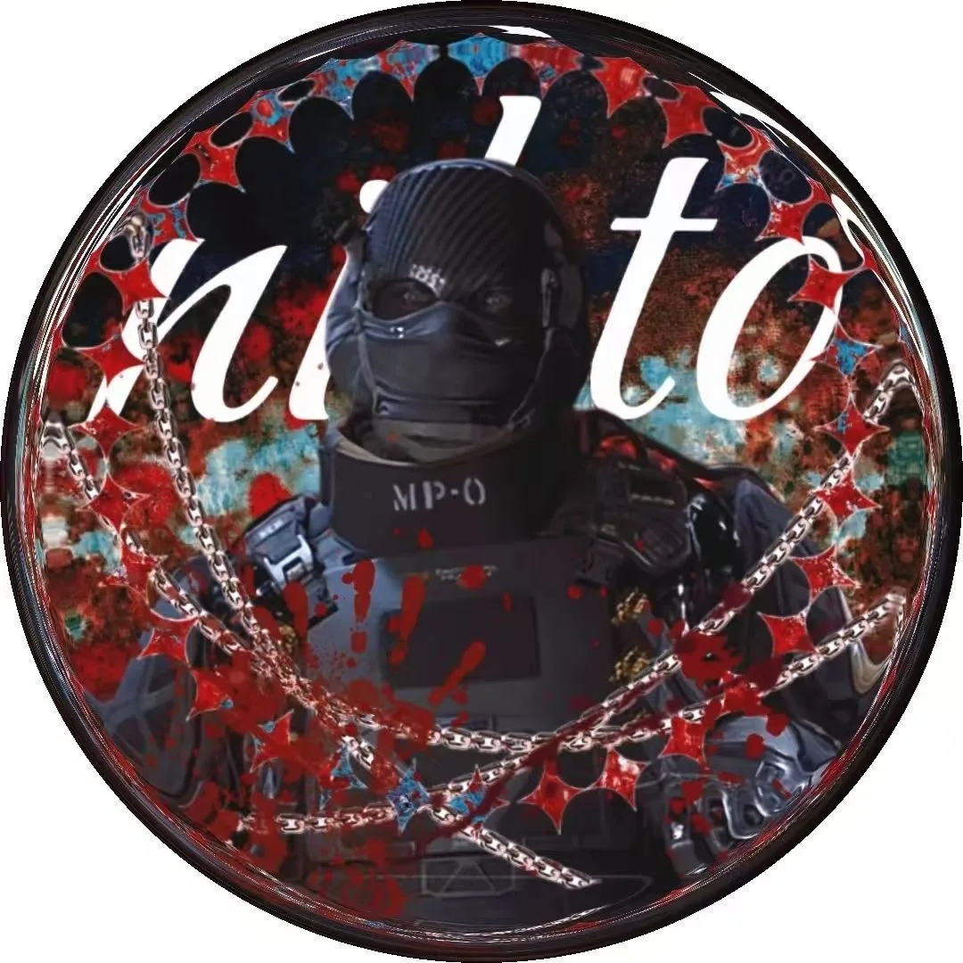 COD Call of Duty: Geegan Ghost Nikko Krueger Homemade Bar Badge Around Millet