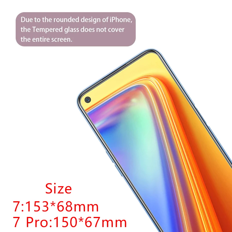 واقي شاشة من الزجاج المقسى لهاتف Realme 7 pro على Realme 7 7pro Realme 7 pro 4g 5g فيلم Realmi Real me mi reali relme #3