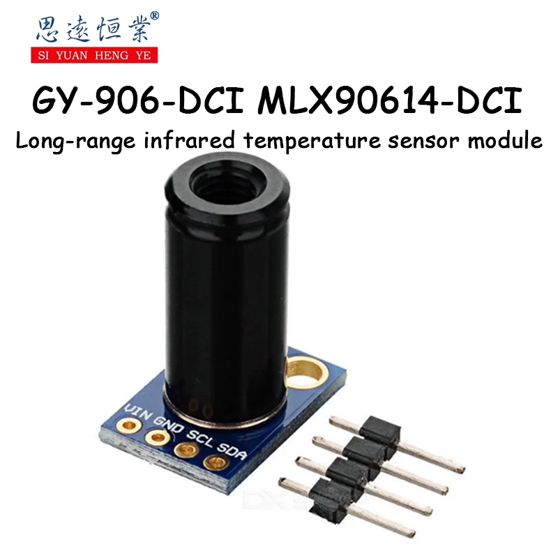 

1pcs GY-906-DCI MLX90614-DCI long-range infrared temperature sensor module with small Angle