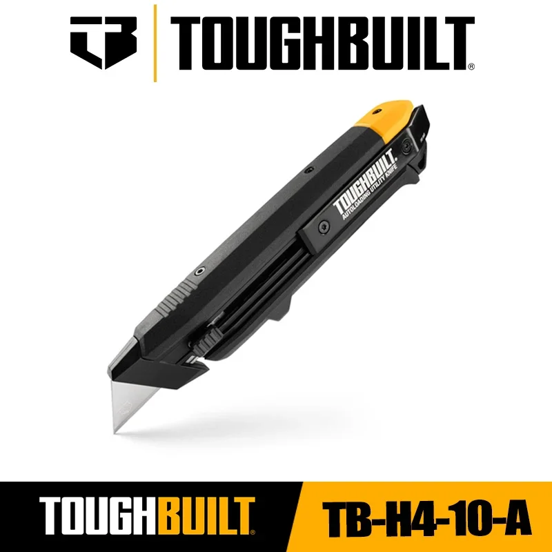 Toughbuilt Tb-h410-a Faca Utilitária de Carregamento Automático com Barra de Alavanca Ferramentas Manuais Ferramenta ao ar Livre Faca Utilitária Resistente