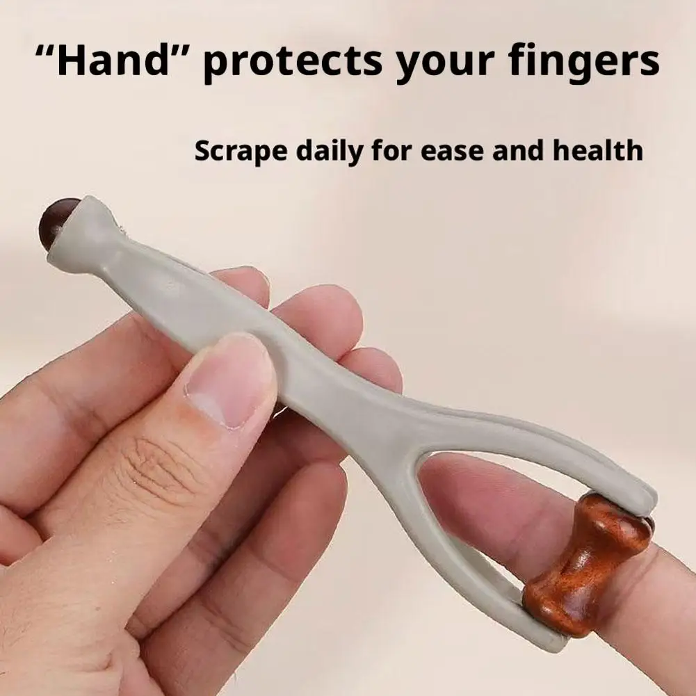 Finger Massager,Hand Massager Hardwood Massage Roller Tool for Hand Discomfort,Stress Relief gallery 2