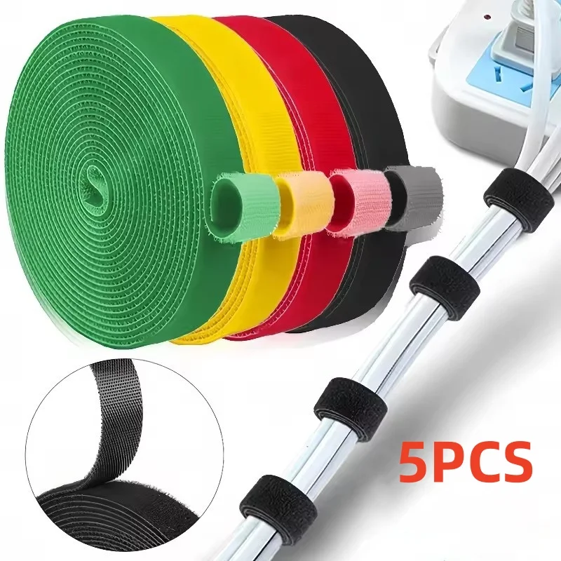 USB Cable Organizer Wire Winder Tape Cable Management Earphone Mouse Cord Ties Protector Home Car Office Desk Cable Felt Ties